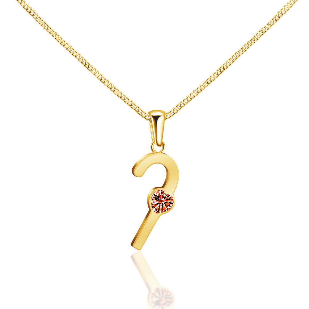 Mother's Day GIft cane necklace with birthstone