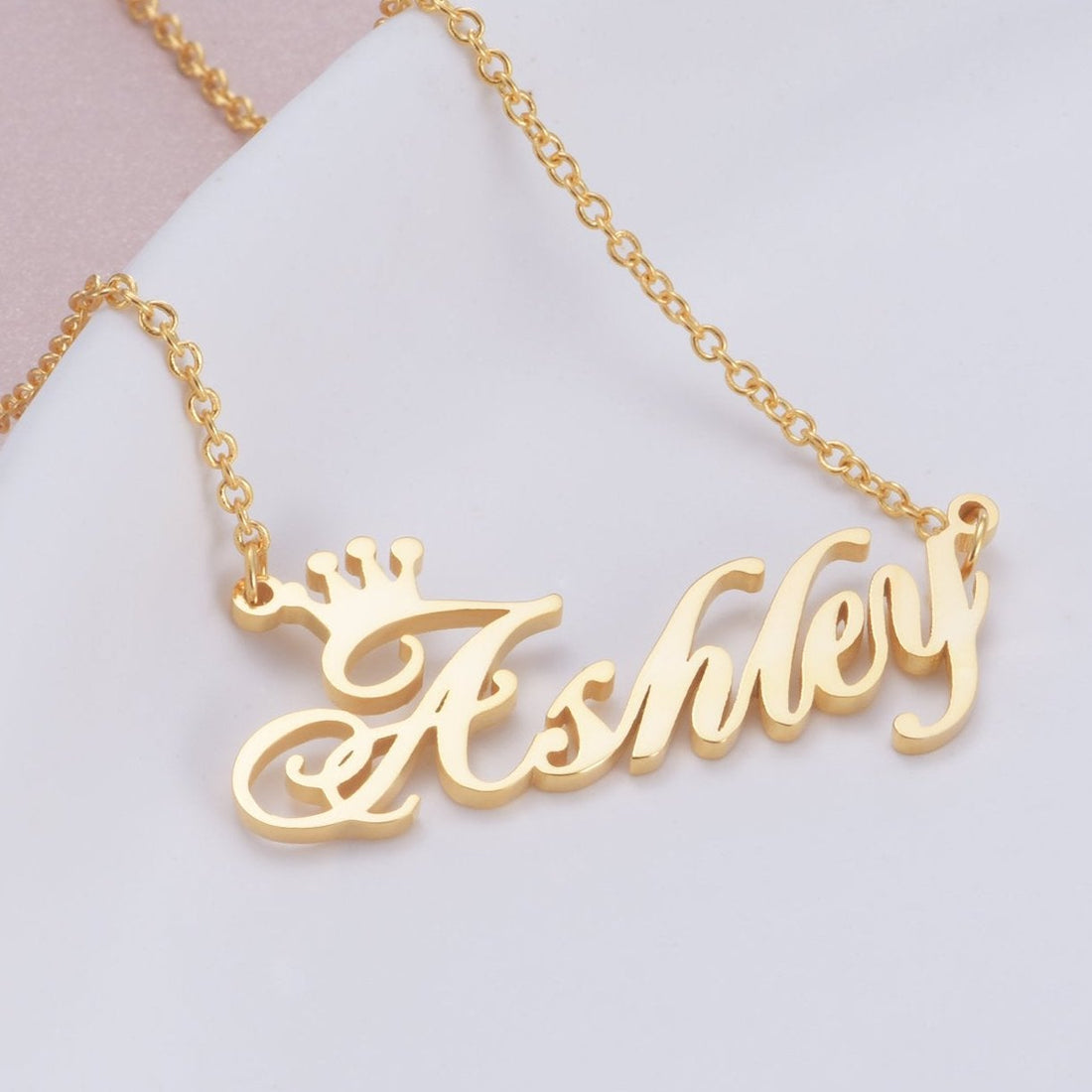 Mother's Day Gift Personalized Name Crown Necklace