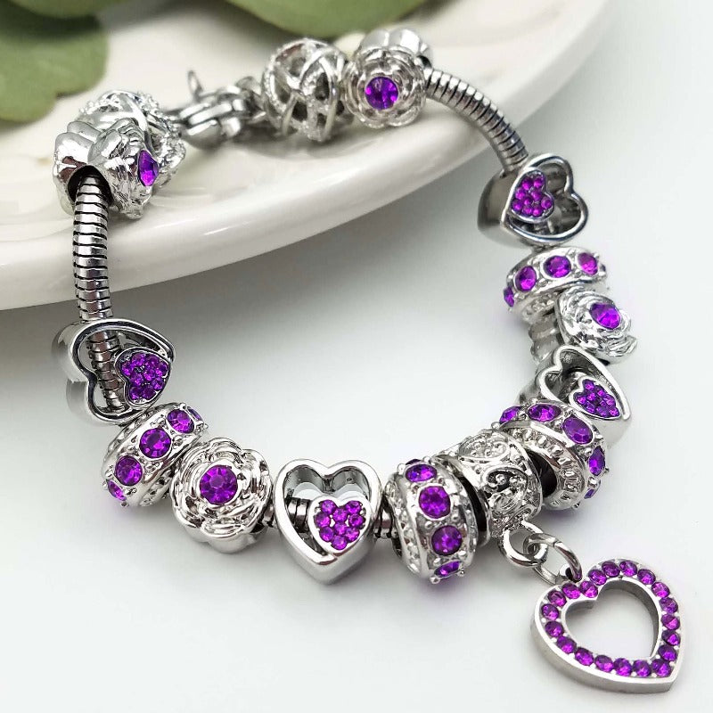 January Birthstone Bracelet