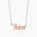 Gothic Name Necklace | Dorado Fashion