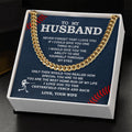 Cuban Link Necklace - Husband, Best Home Run - Athlete's Gift Shop