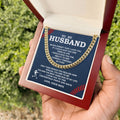 Cuban Link Necklace - Husband, Best Home Run - Athlete's Gift Shop