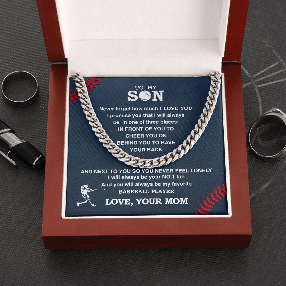 Cuban Link Necklace - My Son Home Base - Athlete's Gift Shop