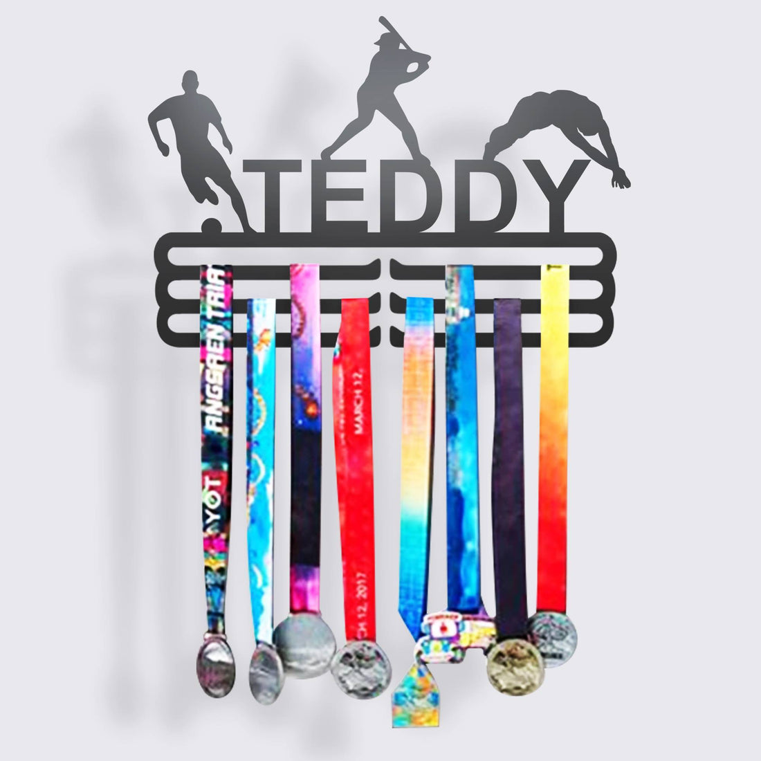 Custom Three Sport Medal Hanger - Premier Medal Hangers USA