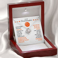 To My Basketball Granddaughter - Love Knot Necklace - Athlete's Gift Shop